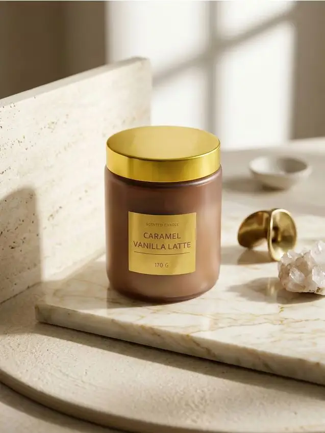 Candela profumata Carmel Vanilla Latte - beige
