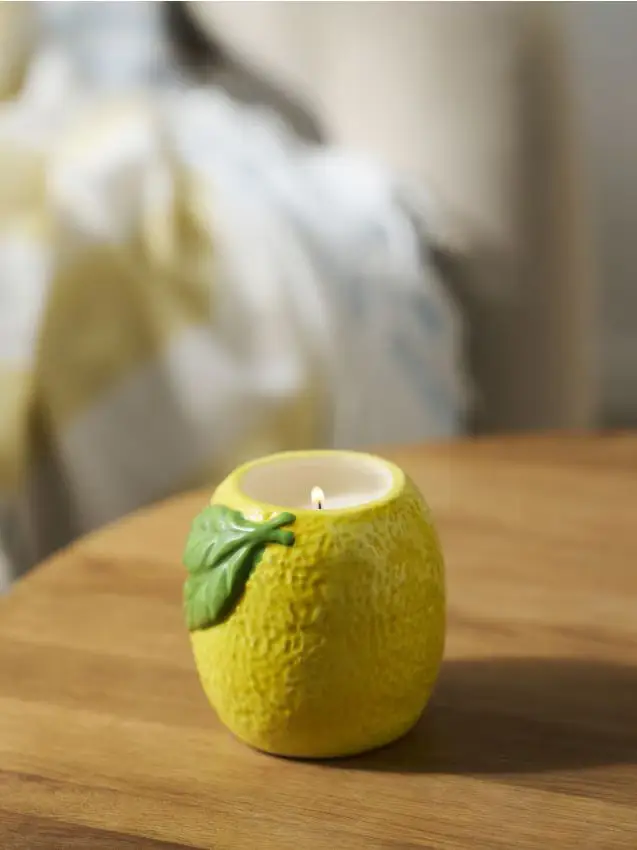 Candela profumata limone - giallo