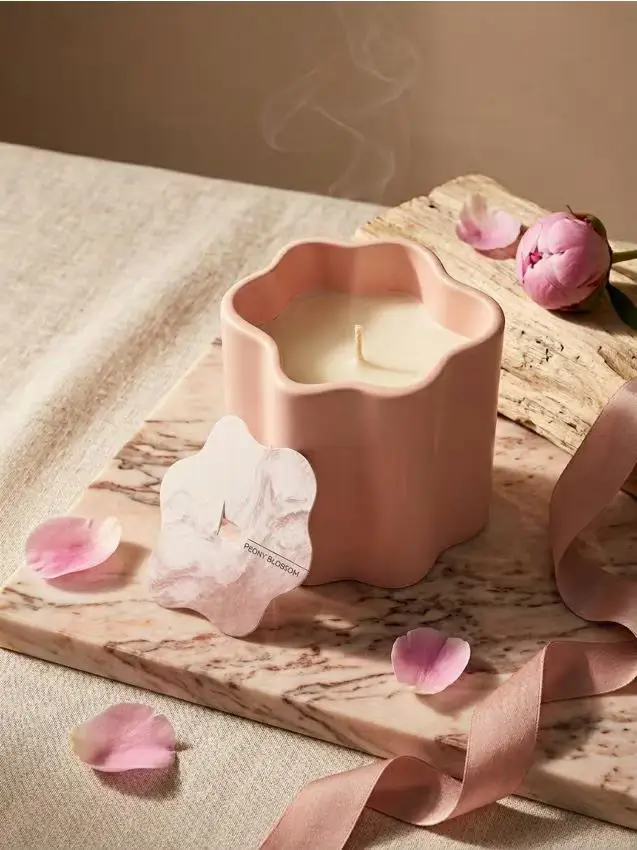 Candela profumata - rosa