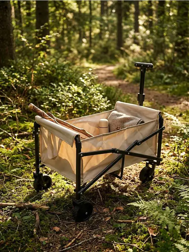 Carrello della spesa - beige