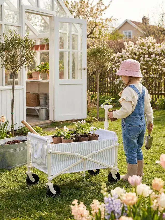 Carrello della spesa - verde pallido