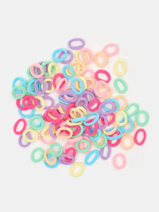 Sinsay Confezione da 100 elastici per capelli - multicolor