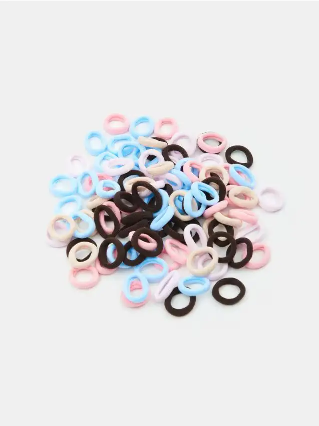 Sinsay Confezione da 100 elastici per capelli - multicolor