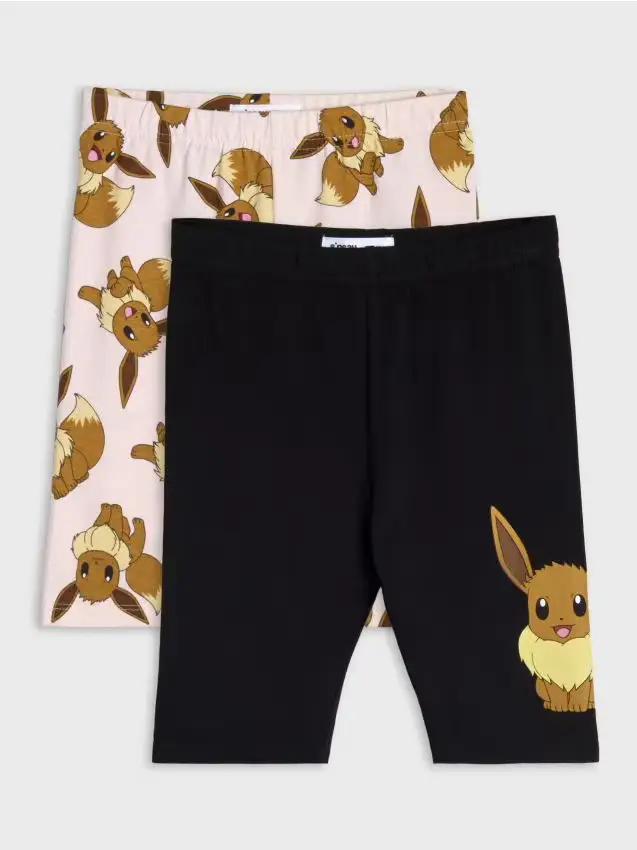 Sinsay Confezione da 2 paia di ciclisti Pokémon - nero