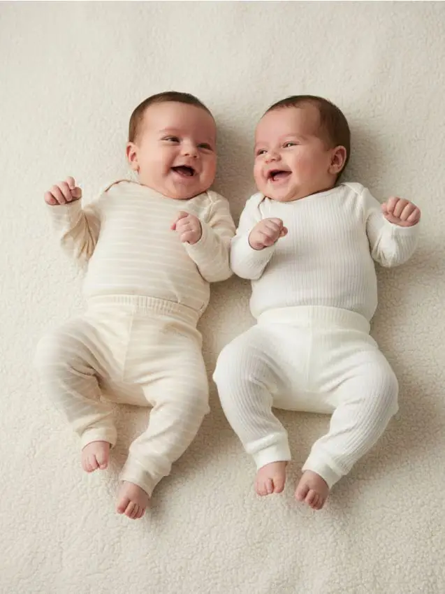 Confezione da 2 paia di leggings - panna