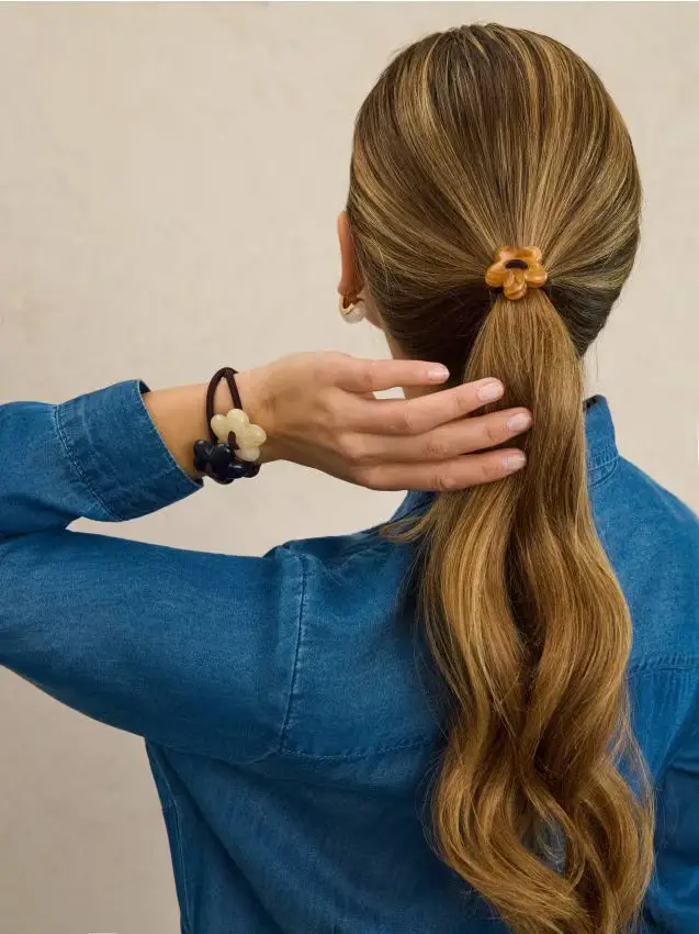 Confezione da 3 elastici per capelli - multicolor