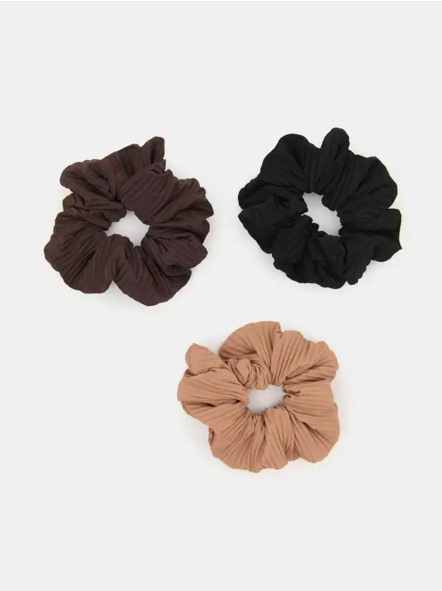 Confezione da 3 elastici per capelli - multicolor