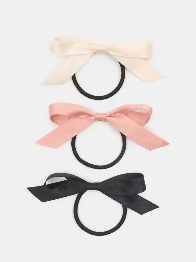 Sinsay Confezione da 3 elastici per capelli - multicolor