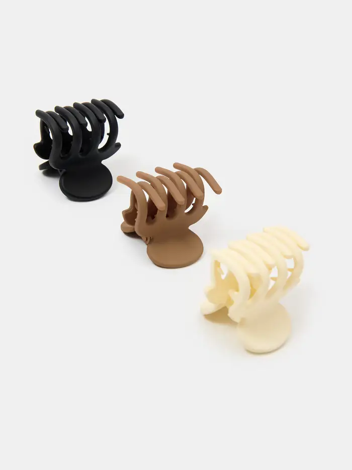 Confezione da 3 fermagli per capelli - multicolor