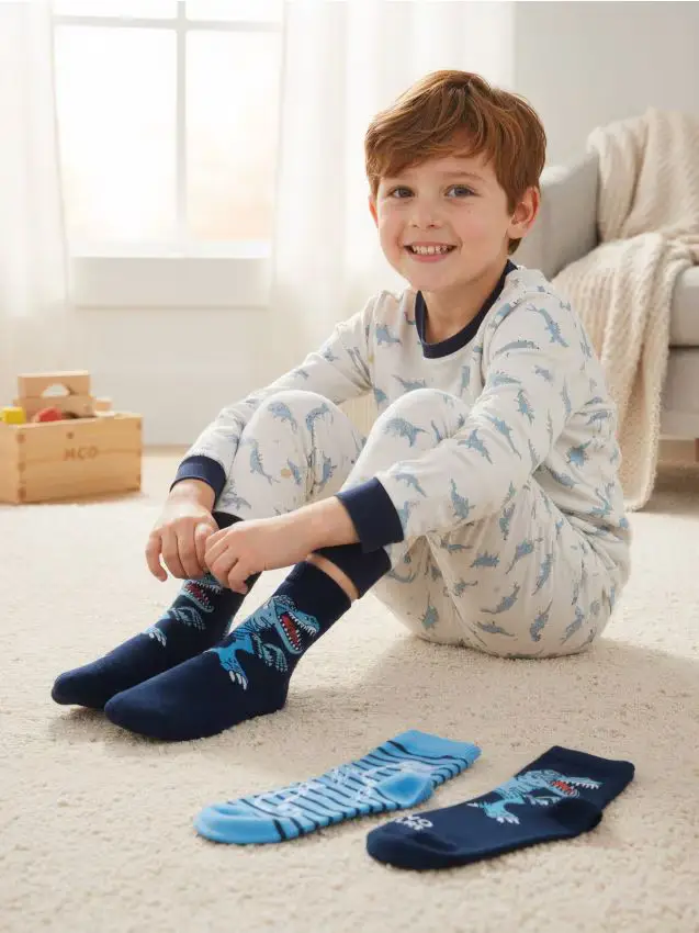 Confezione da 3 paia di calze - blu