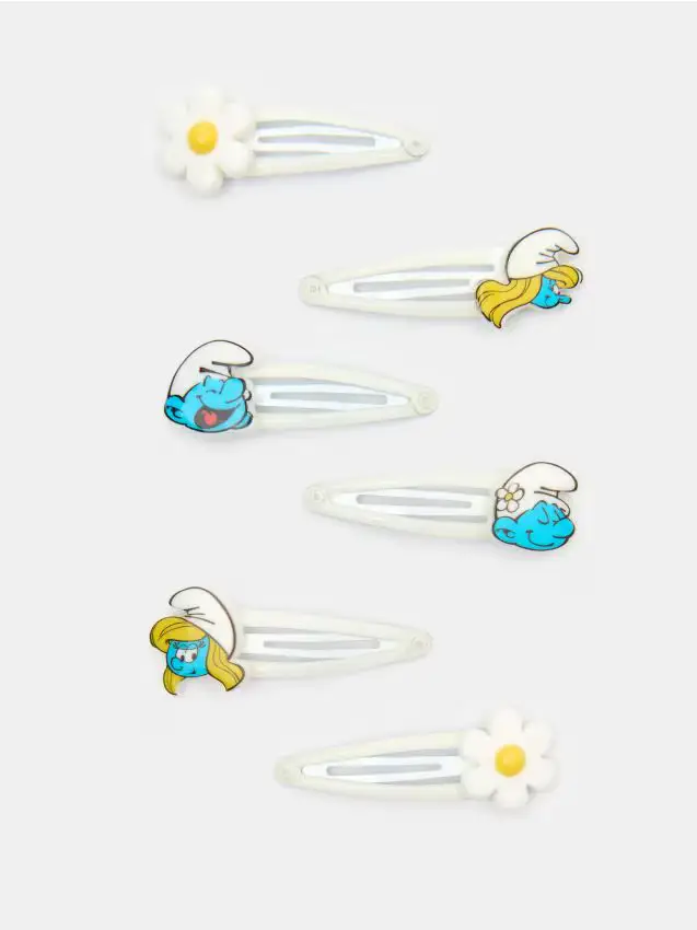 Confezione da 6 forcine The Smurfs - multicolor