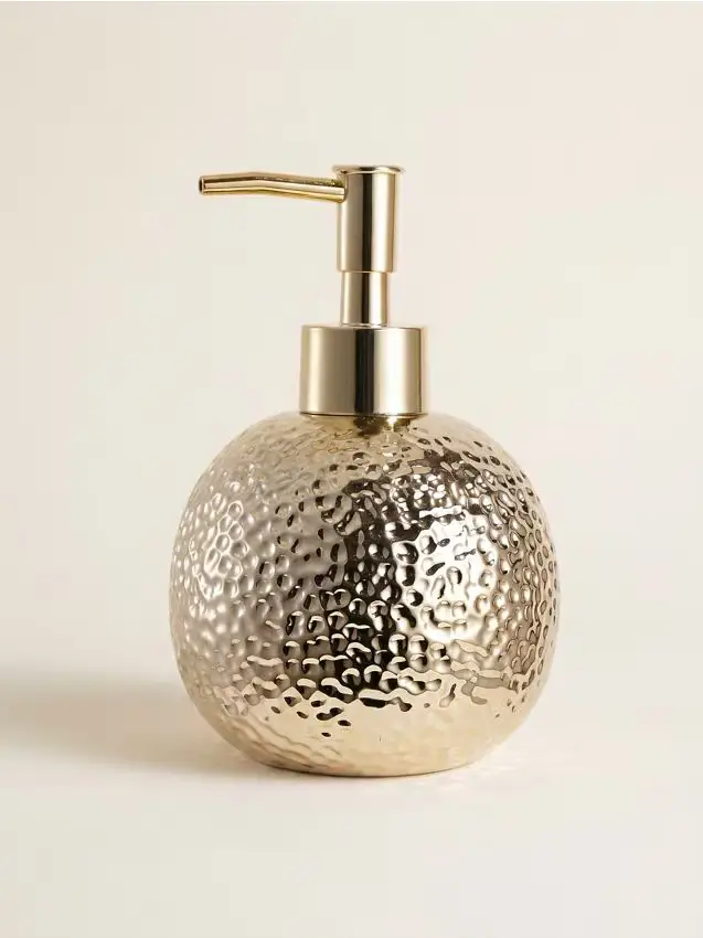 Dispenser di sapone in rilievo - oro