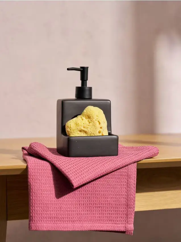 Sinsay Dispenser per detersivo per piatti puntinato - nero