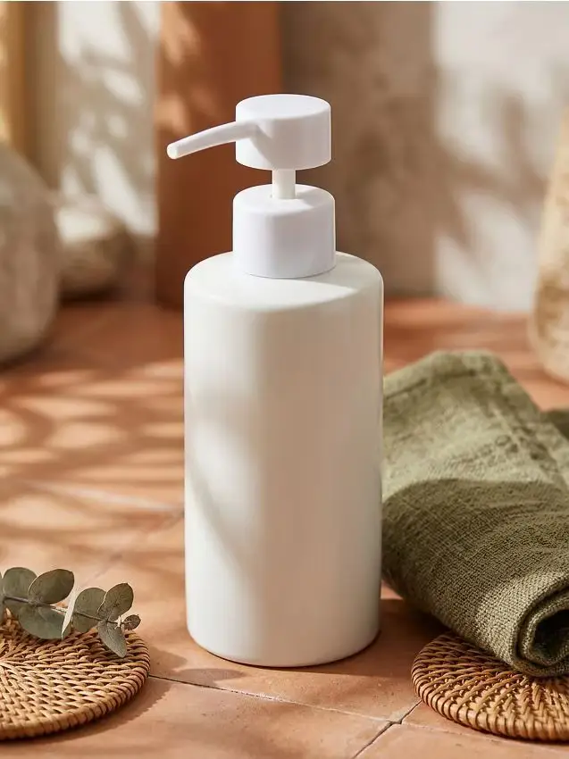 Dispenser per sapone tinta unita - bianco