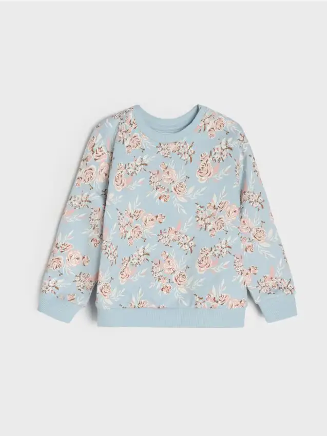 Sinsay Felpa girocollo - azzurro