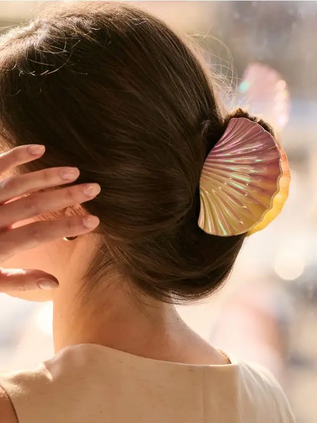 Sinsay Fermaglio per capelli con motivo a conchiglia - multicolor
