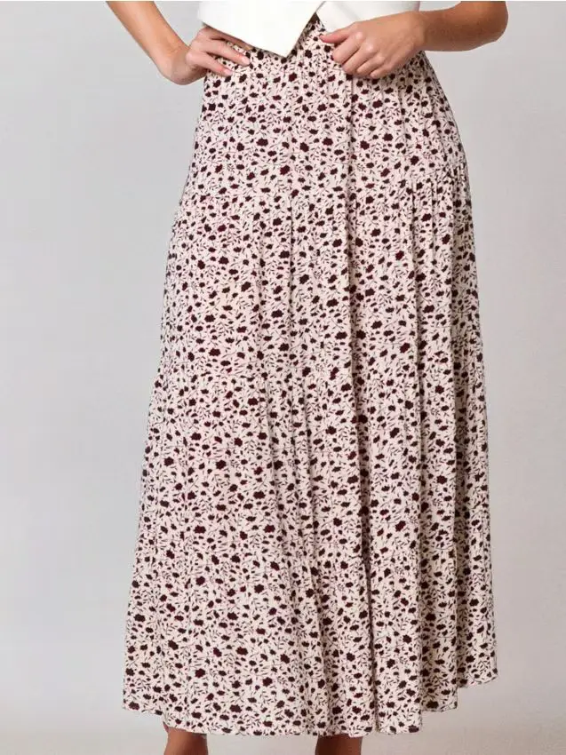 Sinsay Gonna midi a fiori - multicolor