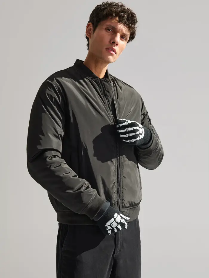 Sinsay Guanti Nero 5126374 miniatura 5