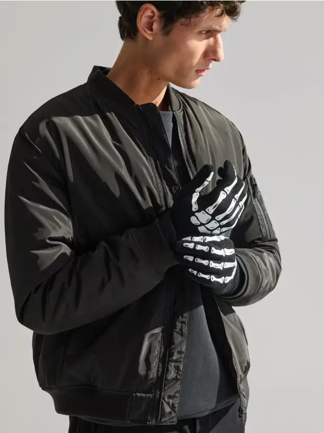 Sinsay Guanti Nero 5126374