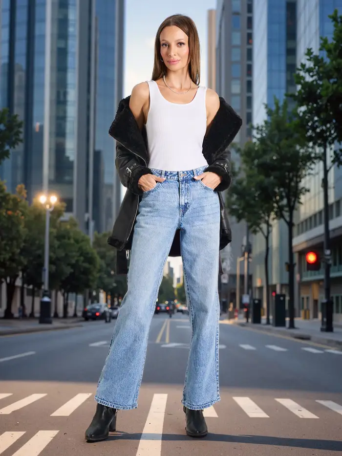 Sinsay Jeans Blu 5126376 miniatura 3