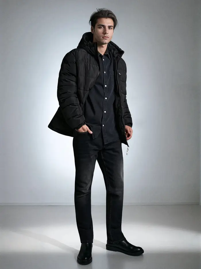 Sinsay Jeans Nero 4991007 miniatura 5