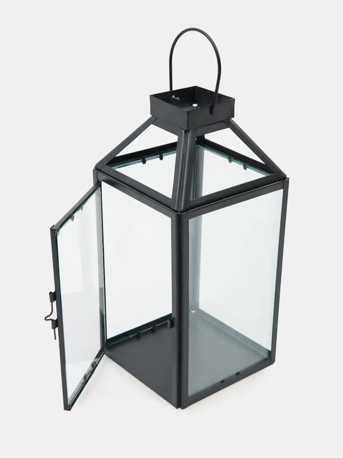 Sinsay Lanterna in metallo - nero miniatura 4