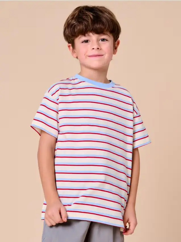 Sinsay Maglietta a righe - panna