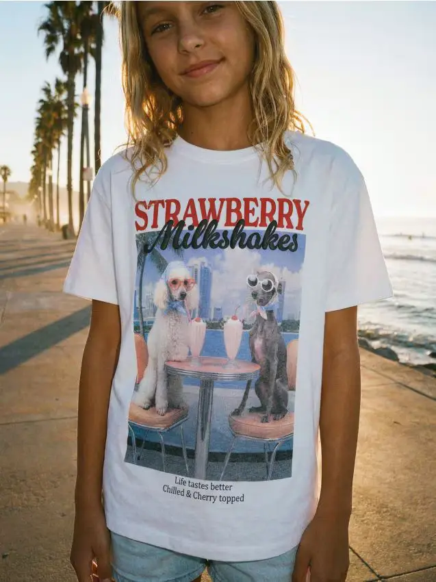 Sinsay Maglietta in cotone a maniche corte - bianco