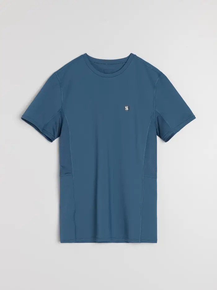 Sinsay Maglietta sportiva - steel blue miniatura 3