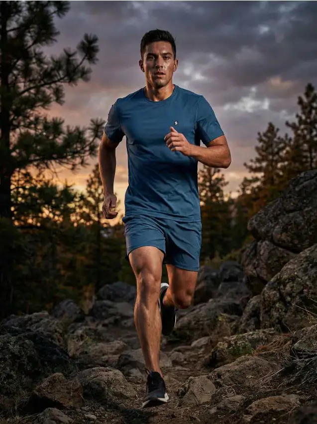 Sinsay Maglietta sportiva - steel blue