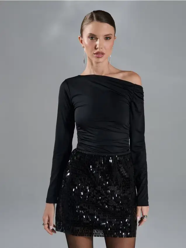 Sinsay Minigonna - nero