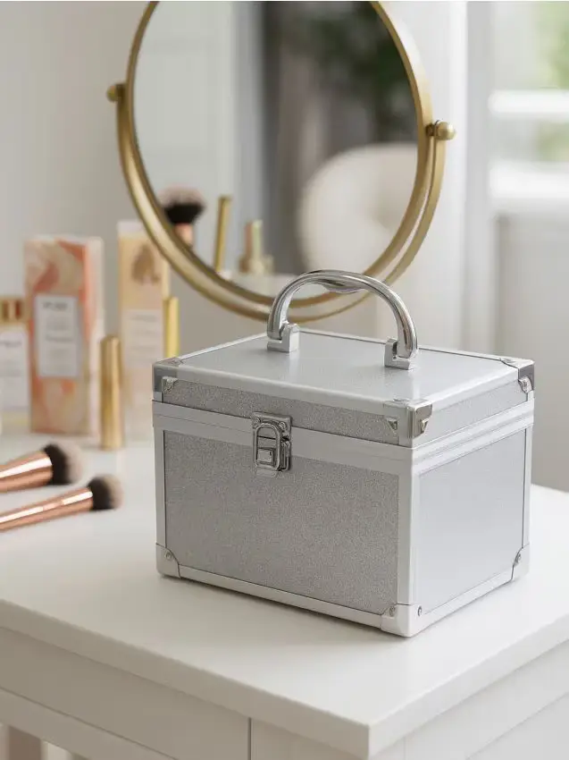 Organizer per make-up - grigio chiaro