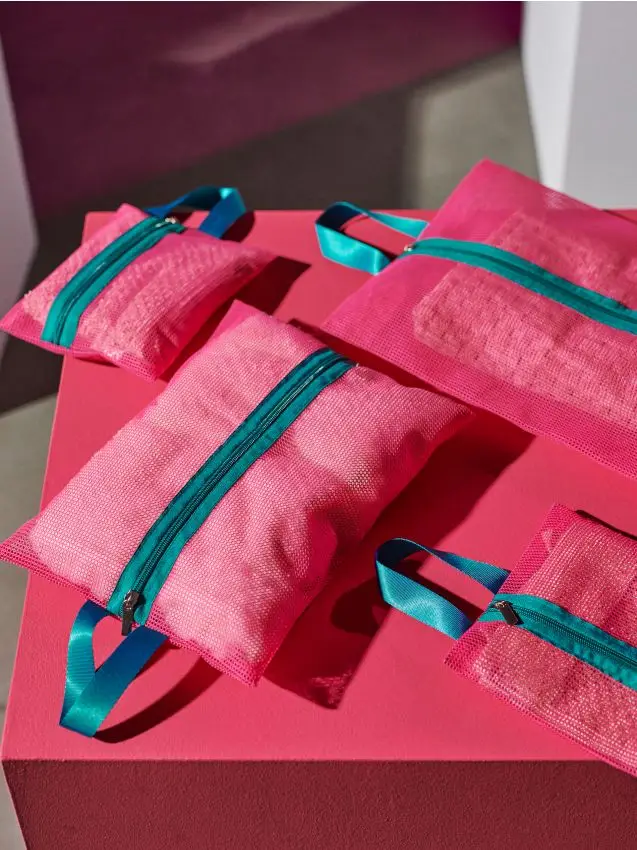 Organizer per valigia 4 pack - rosa