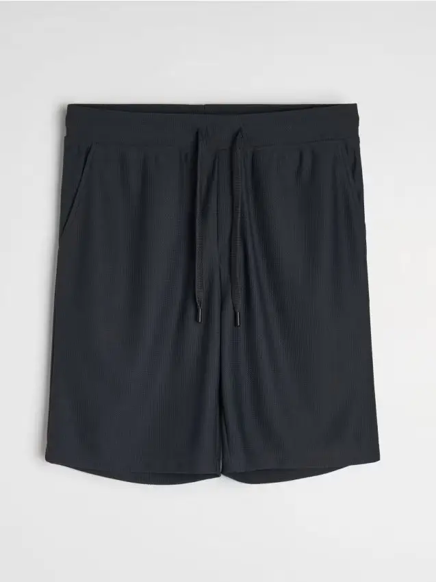 Sinsay Pantaloncini basic - steel blue