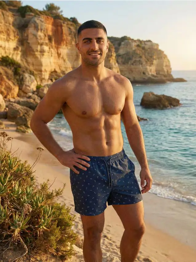 Sinsay Pantaloncini mare - blu scuro