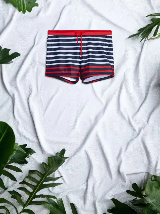 Sinsay Pantaloncini mare - blu scuro