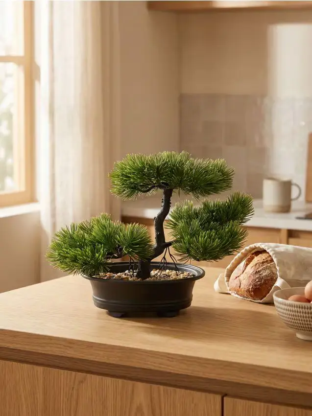 Pianta decorativa - albero bonsai - verde