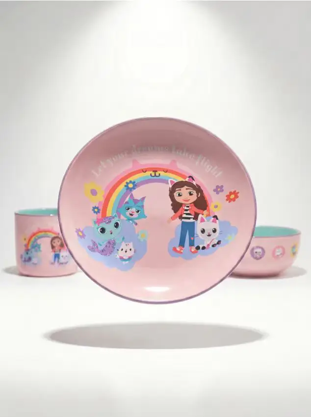 Piatto in ceramica Gabby s Dollhouse - multicolor