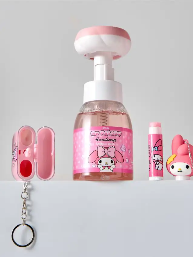 Sapone per le mani in schiuma con profumo di gomma da masticare My Melody - rosa
