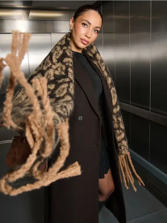 Sinsay Sciarpa con frange - multicolor