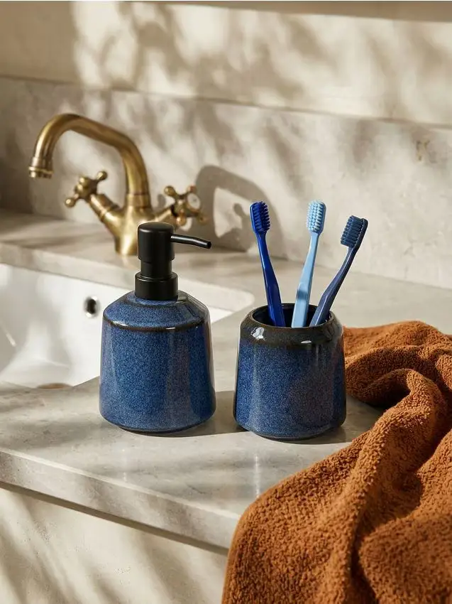 Sinsay Set da bagno - blu scuro