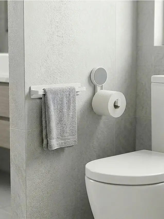 Sinsay Set da bagno portasciugamani e gancio - bianco