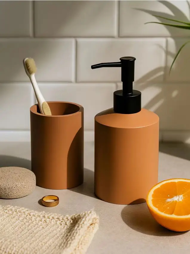 Sinsay Set da bagno - salmone