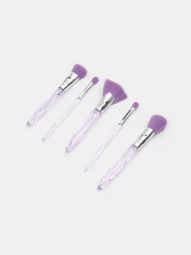 Set di 5 pennelli per trucco Kuromi - lavanda