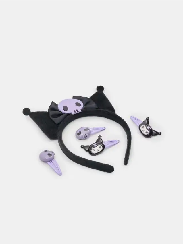 Sinsay Set di accessori per capelli Kuromi - multicolor