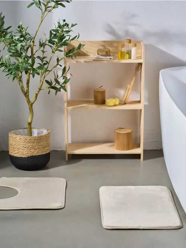 Set di tappeti da bagno - beige