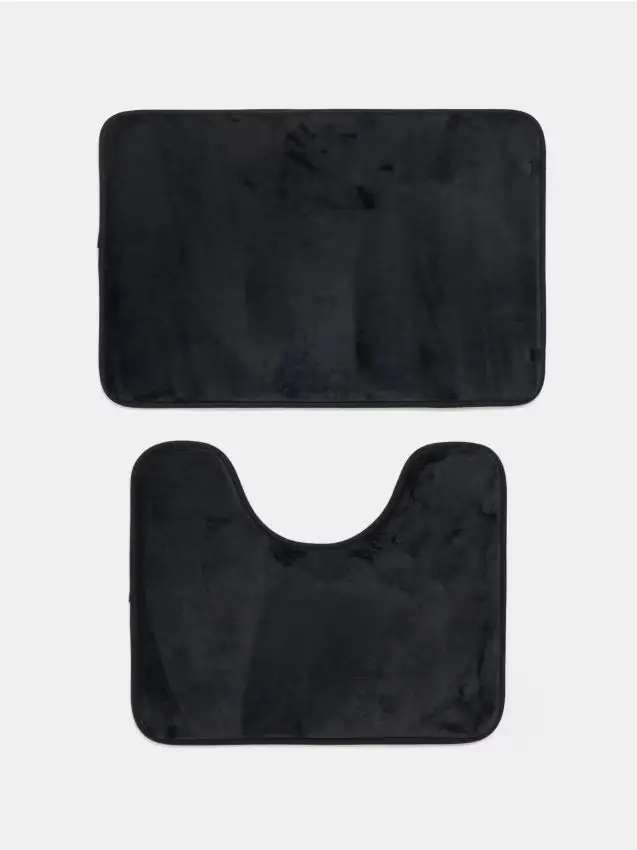Set di tappeti da bagno - nero