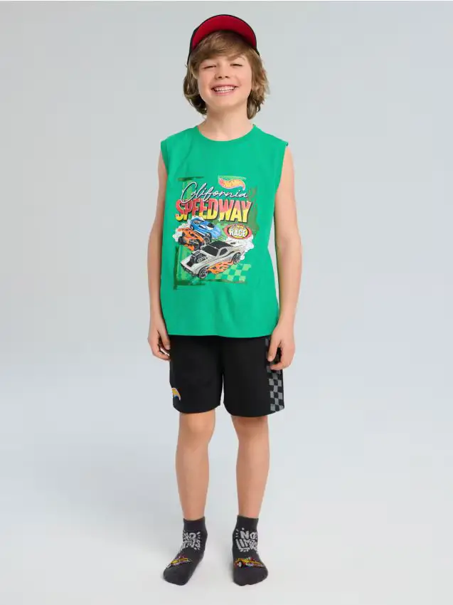 Sinsay Set in jersey Hot Wheels - multicolor