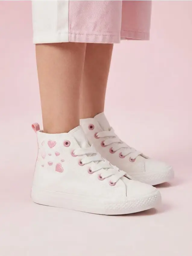 Sinsay Sneakers alte Bianco 4421561