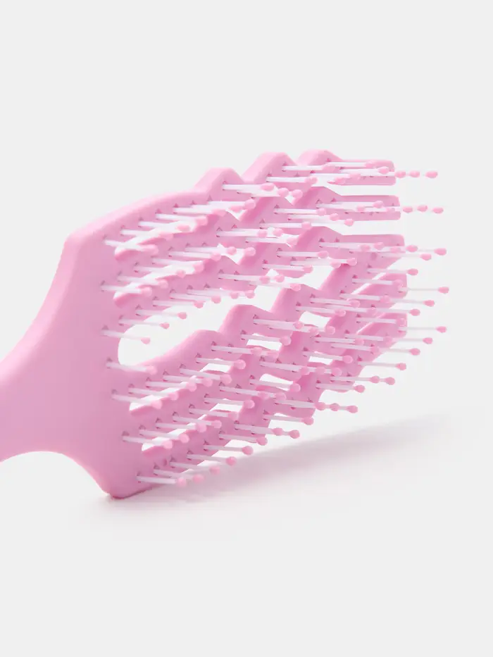 Spazzola per capelli - rosa pastello
